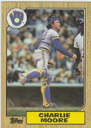1987 Topps Baseball Cards      676     Charlie Moore